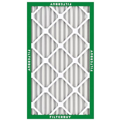 Filterbuy 10x20x2 Air Filter MERV 8 Dust & Allergy Defense (4-Pack) - size: 10x20x2