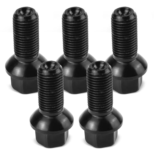 5PCS 0009908307 Wheel Bolts Compatible with Mercedes-Benz - color: 5 PCS Black