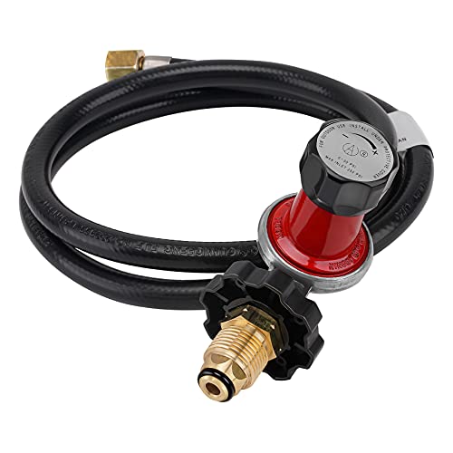 Stanbroil High Pressure Adjustable Regulator and 48-Inch Hose Assembly Kit - size: POL Connector with handwheel