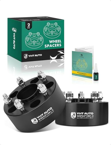 YHTAUTO 5x4.75 Hub Centric Wheel Spacers 2.5 Inch for Buick, Chevy, GMC - size: 2.5 Inch Thickness, style: 2 PCS