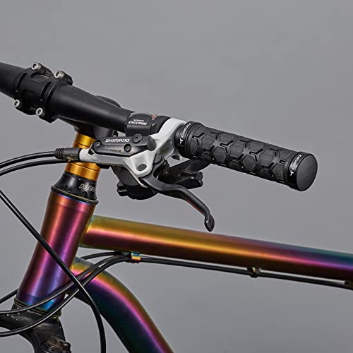 corki Mountain Bike Grips Lock On,Anti-Slip Shock Absorbing Bike Handlebar Grips