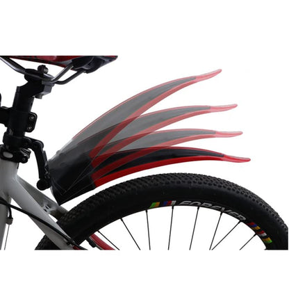 BlueSunshine Adjustable Road Mountain Bike Bicycle Cycling Tire Front/Rear Mud Guards Mudguard Fenders Set (All Black) - color: All Black