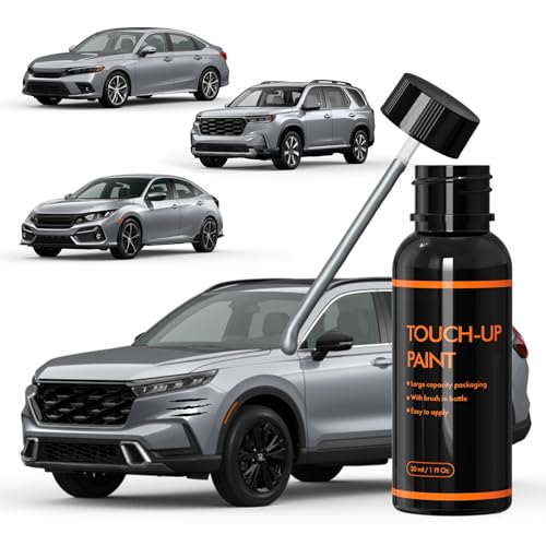 NH830M Lunar Silver Metallic Touch Up Paint for Honda, Auto Paints - color: Lunar Silver Metallic NH-830M