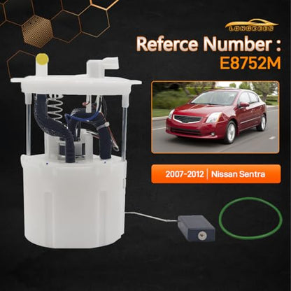 Electric Fuel Pump Assembly FIT Nissan Sentra 2007–2012 – with Fuel Sending Unit – Replace OE# E8752M, 17040ET00A, FG0986, SP4020M, P76492M - color: E8752M