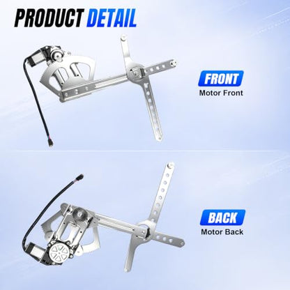 Power Window Regulator w/Motor Compatible with Chevy GMC C/K1500 741-654 - size: Front Right 741-654