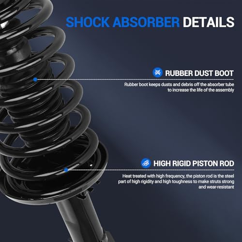 Autoround 171525 Front Shock Absorber Kit Fits Volkswagen Jetta 1999-2005