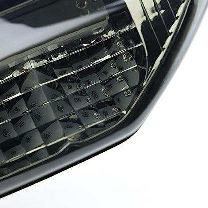 ATV Motorcycle LED Tail Light Waterproof for Honda TRX LED Brake Lamp Replaces# 33700-HN1-A71 Compatible with Honda TRX 250 300 400EX Rancher 420 TRX400X 500 700 (1 PCS) (Black) - size: Black