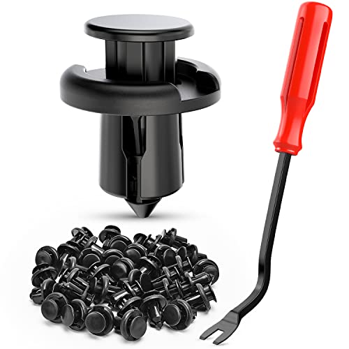 Nilight 100PCS Front Bumper Push-Type Retainer Clips-91503-SZ3-003 10mm,1PC Bonus Fastener Remover for Honda and Acura - color: For Acura Honda
