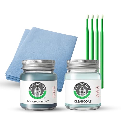 ERA Paints - PQ7/TQ7 - Gunmetal Pearl for JEEP Exact OEM Color Match Automotive Touch Up Paint for Cars - Scratch & Chip Repair for Metal & Plastic - Essential Kit - Made in USA - style: Jar - Essential Kit