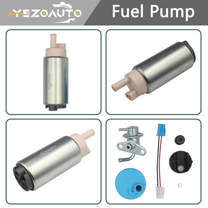 Fuel Pump with Pressure Regulator and Strainer for Yamaha Outboard F115 HP EFI MODELS 2000-2023 68V-13907-00-00 68V-13907-02-00