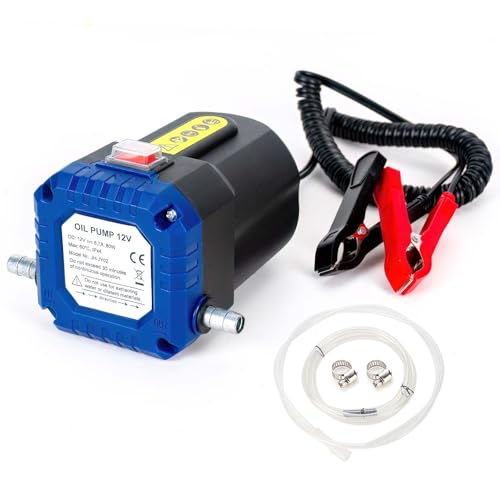 AIGMlSON Oil Change Pump Extractor 12V 80W Electric Oil Pump - color: Updated 80W