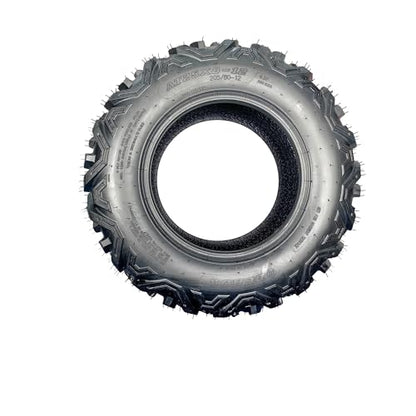 2PCS AT25X8-12 Heavy Duty 6PR ATV/UTV All-Terrain Tubeless Tires – Off-Road, Puncture Resistant, High Load, All Terrain Tires 20mm Tread Depth 25x8x12- for Mud, Sand, Trail, Rock – Tubeless - size: DAV110 25X8-12