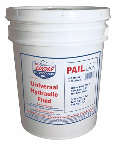 Lucas Oil 10037 Universal Hydraulic Fluid (1) 5 Gallon Pail