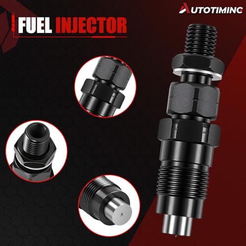 16032-53900 Fuel Injectors Set of 4 Compatible with Kubota V1505 Engine - color: F-16032-53902