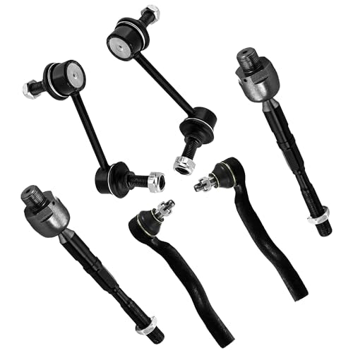 Front End Suspension Kit Compatible With 2007-2014 Ford Edge, 2007-2015 Lincoln MKX Tie Rods Inner and Outer Complete Kit, Tie Rod and Sway Bar - size: For Ford Edge / Lincoln MKX