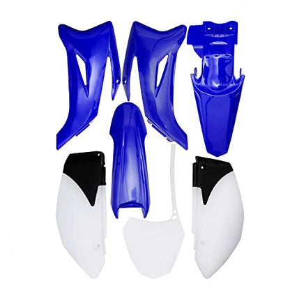 7pcs Blue Complete Plastics Fender Kit Fairing For Motorcycle Dirt Pit Bike TTR110 TTR110E TTR 110 SSR125TR SSR SDG 140cc 150cc 160cc 170cc 200cc - style: Blue