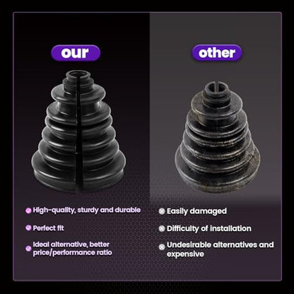 Universal CVS18 CV Axle Boot Repair Kit Silicone Rubber