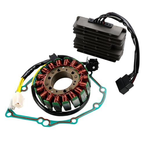 Regulator Stator Rotor Gasket Kit Fit for Suzuki GSX1300R GSX1300 Hayabusa 1300 1999-2007, GSX1300RZ GSX1300 Hayabusa 1300 1999 2000 2001 2002 2003-2007 32101-24F00 32101-24F10 11483-24F00