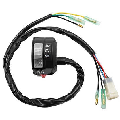 M MATI Handlebar Switch Control Start Stop Kill Headlight Button for Yamaha Breeze 125 YFA-1 1989-1994 3FA-83973-09-00 3FA-83973-01-00