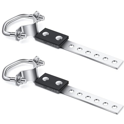 Geetery 4 Pcs Universal Exhaust Hangers Muffler Hanger, Oe Style, Silver - color: Silver, size: Oe Style