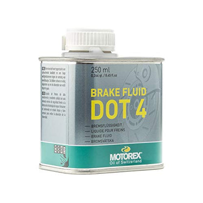 Motorex 300280 High Performance Brake Fluid Dot 4 with Optimum Braking Performance, 0.25 Liters
