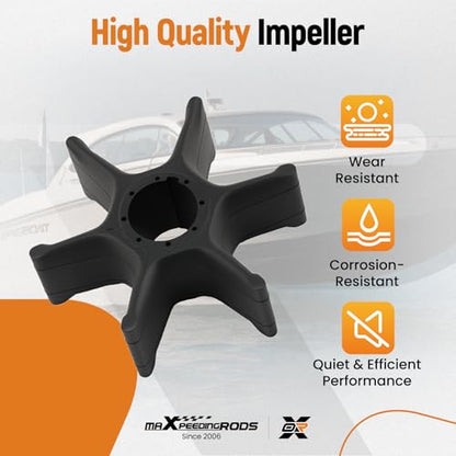 maXpeedingrods Water Pump Impeller Kit for Yamaha Outboard 4/2 Stroke - size: For 150 175 200 225 250 HP 2002-2014