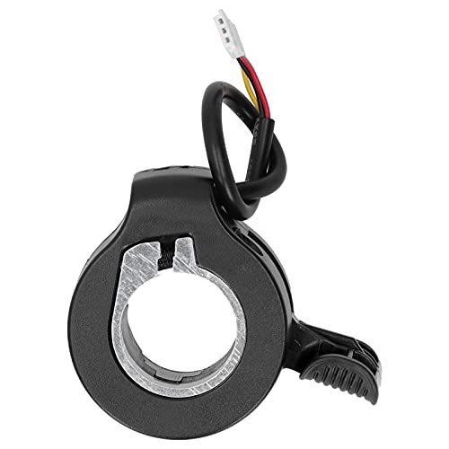 plplaaoo Electric Scooter Thumb Throttle Speed Control Finger Throttle Hall Sensor Scooter Accelerator Grip Throttle Finger Throttle Brake Switch for Throttle Accessories Replacement[Black]