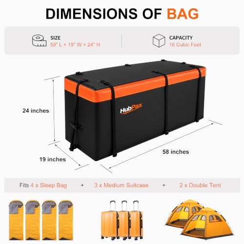 Hitch Mount Folding Trailer Cargo Carrier Basket 60" x 20" x 6" - size: 16 Cubic feet