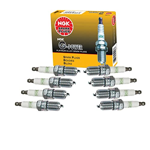 NGK Set of 8 G-Power Platinum Spark Plugs For Audi Buick Cadillac Chevy Ford V8