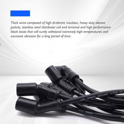 924-2077 Ignition Spark Plug Wires Compatible with Chrysler Aspen - style: 924-2077