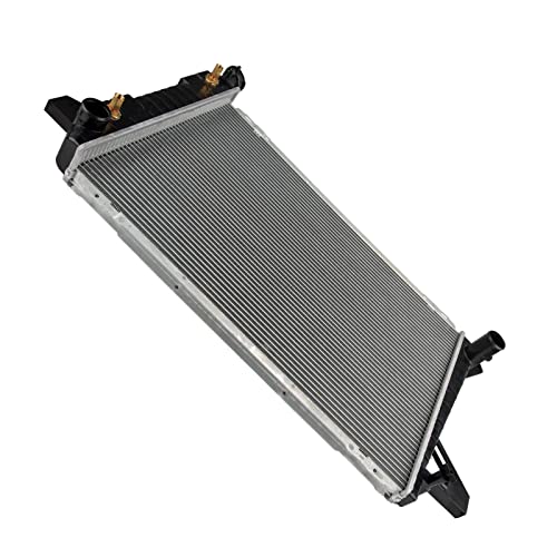 PHILTOP Core Radiator Compatible with 1985-1992 Bronco 4.9L 1985-1996 F-150/F-250/F-350 4.9L (w/o A/C;w/ 1 Row Core) Transmission Oil Cooler Included - size: F-150, F-250, Bronco, F-350