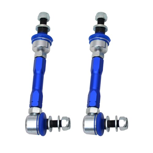 Rear Adjustable Stabilizer Sway Bar Link Kit Fit for FJ CRUISER GSJ1 / LAND CRUISER PRADO 120 150 / Lexus GX470 2003-2009,12mm Ball Joint Adjustable Suspension Kit