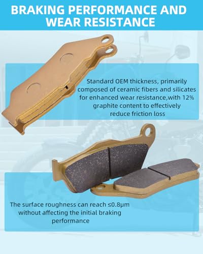 XG500 XG750 Brake Pads for Harley Davidson, Ceramic