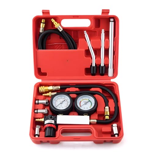 Cylinder Leak Down Tester Kit with Extension Rod for Gasoline Engines