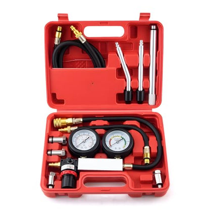 Cylinder Leak Down Tester Kit with Extension Rod for Gasoline Engines