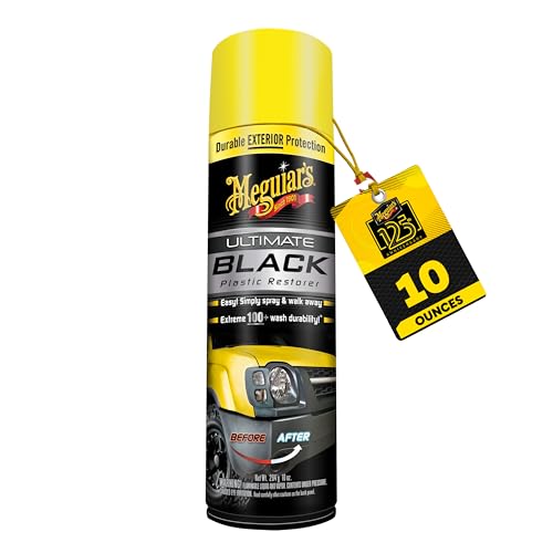 Meguiar's Ultimate Black Plastic Restorer, 10 Oz