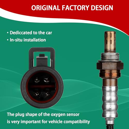 15716 15717 Upstream Downstream O2 Oxygen Sensor (Set of 4) Compatible with Ford Ranger Mustang Expedition Explorer Escape F150 F250 F350 Mazda Tribute Lincoln Mercury for 234-4127 234-4071 - size: (4 PCS) 234-4127 234-4071