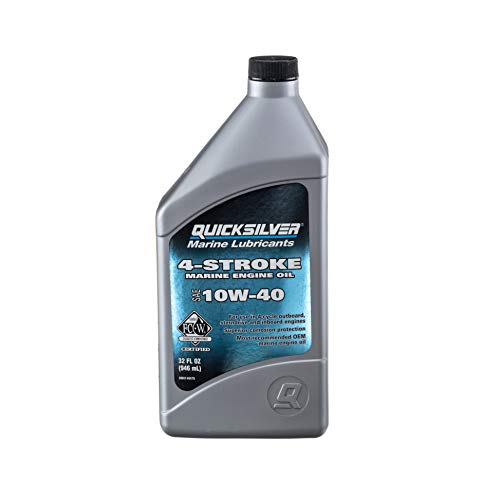 Quicksilver 10W-40 Marine Engine Oil - style: 1-Quart