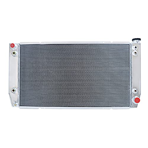 ALLOYWORKS 4 Row All Aluminum Radiator for 1994-2000 Chevy GMC C/K 2500 3500 C2500/K2500 C6500 C7500 Suburban Pickup 7.4L V8 1995 1996 1997 1998 1999