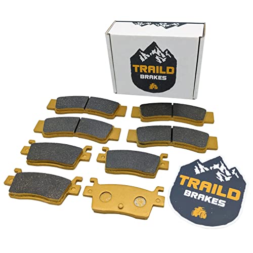 Traild Ceramic Brake Pads for Kawasaki KRX/KRX4 1000 2020-2026 Front & Rear - style: OE Size