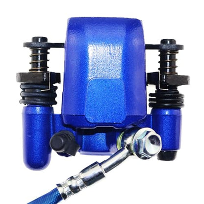 PRO BAT 110cc ATV Disc Brake Assembly Master Cylinder Caliper Brake Pads - color: Blue