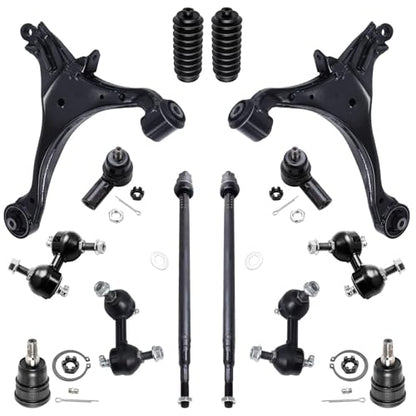 Detroit Axle - Front End 14pc Suspension Kit for 01-05 Honda Civic - size: 14CS1300232/14PC