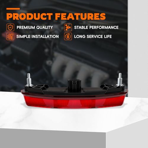 GoaMotors Red LED Tail Light Taillight Replacement 33700-HP1-601 Compatible with Honda ATV TRX300EX 05-06, TRX400EX 05-07, TRX450ER 06-14, TRX450R 04-09 Tail Light Assembly