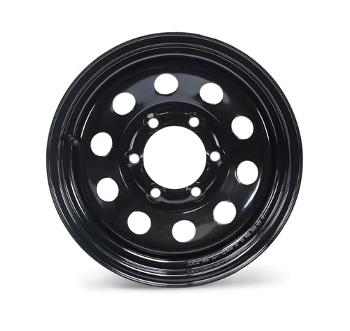Free Country Trailer Tire Wheel ST205/90R15 10-Ply 118L 6X5.5 Black Mod Rim - size: ST205/90R15 /6x5.5