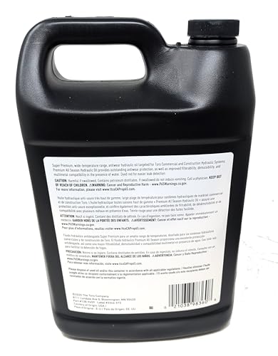 Toro Gallon(4 Pack) 138-9459 Premium All Season Hydraulic Fluid