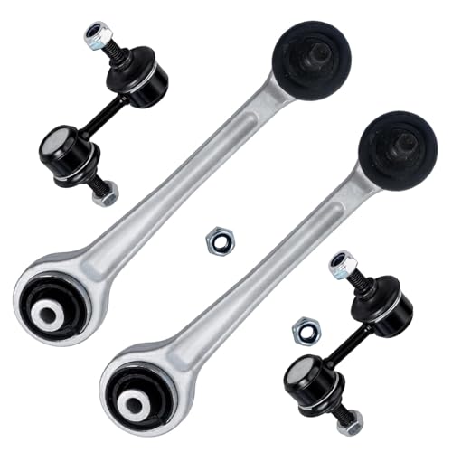 Detroit Axle - Rear Control Arms Kit for 2001-03 BMW 525i 530i, 97-00 528i - size: 4CS42879/4PC