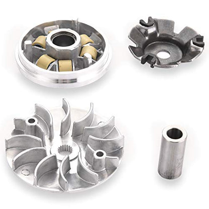 CLEO Gy6 150cc clutch set，include clutch Assembly and Variator Assembly with 842 belt, fit for GY6 125cc And 150cc 4-Stroke Engine Scooter ATV Taotao Roketa Sunl