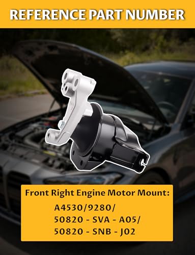 A4530 Front Right Engine Mount for 2006-2011 Honda Civic 1.8L Auto - size: A4530