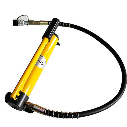 HFS(R) Hydraulic Hand Pump Power Pack Hose Coupler (10000 psi) Hydraulic Oip Pump Hand Operated Pump Hydraulic Hand Pump Manual Pump for Connecting Split Unit