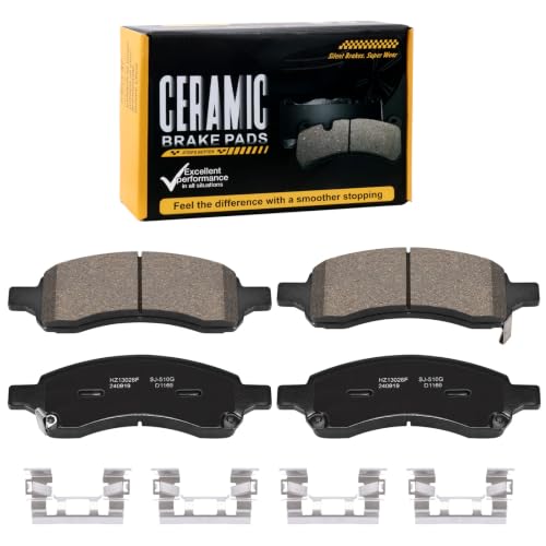 D1169 Front Brake Pads Fit For Buick Rainier 2006-2007;Chevrolet Colorado 2009-2012,Trailblazer 2006-2009; GMC Canyon 2009-2012,Envoy 2006-2009;Isuzu Ascender 2006-2008,Saab 9-7x 2006-2009 - style: HZ1169